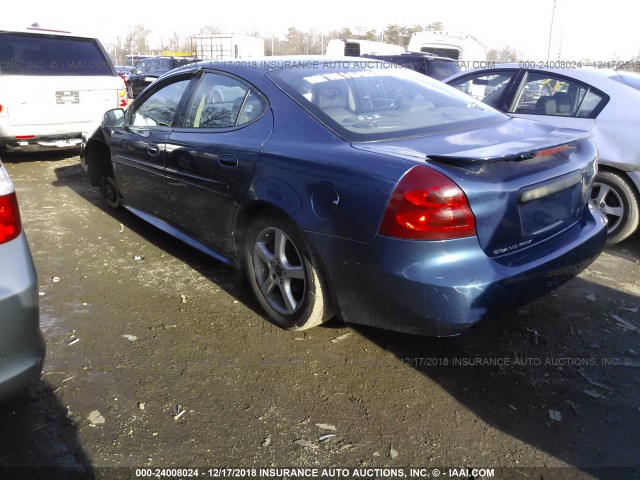 2G2WR524241366747 - 2004 PONTIAC GRAND PRIX GTP BLUE photo 3