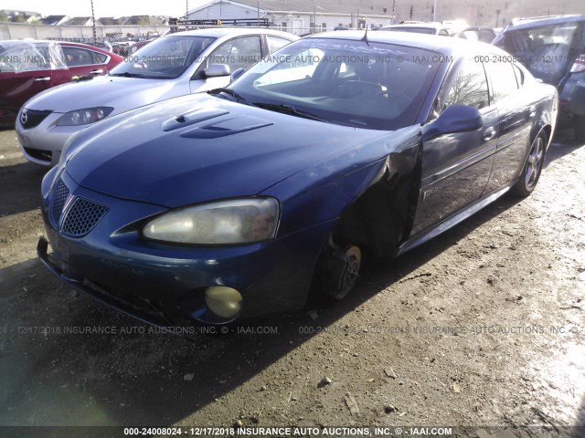 2G2WR524241366747 - 2004 PONTIAC GRAND PRIX GTP BLUE photo 6