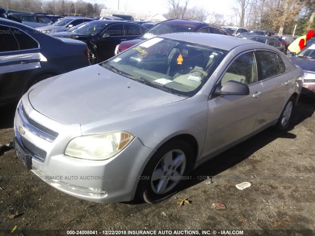 1G1ZG57B794234139 - 2009 CHEVROLET MALIBU LS 银色 照片 2