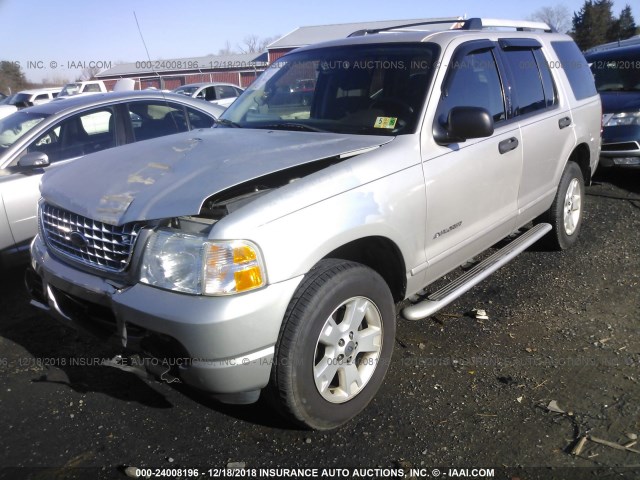 1FMZU73E55UA15293 - 2005 FORD EXPLORER XLT/XLT SPORT/NBX SILVER photo 2