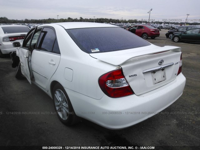 4T1BF32K84U072064 - 2004 TOYOTA CAMRY LE/XLE/SE WHITE photo 3