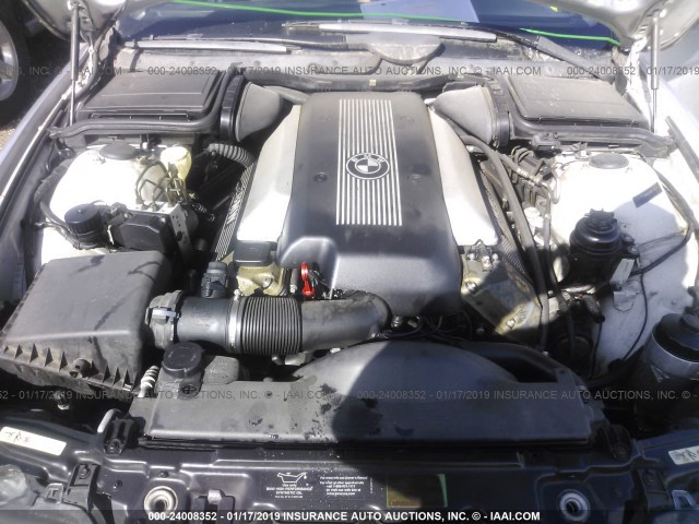 WBADN6344YGM69323 - 2000 BMW 540 I AUTOMATIC SILVER photo 10