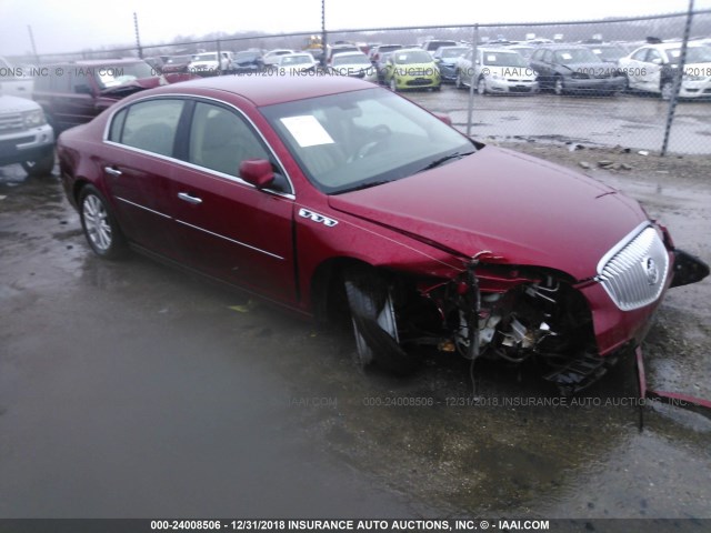 1G4HC5EM8AU128771 - 2010 BUICK LUCERNE CXL RED photo 1