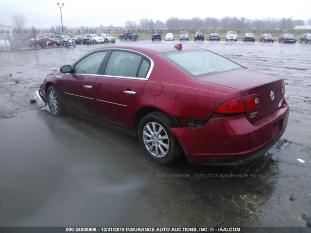 1G4HC5EM8AU128771 - 2010 BUICK LUCERNE CXL RED photo 3