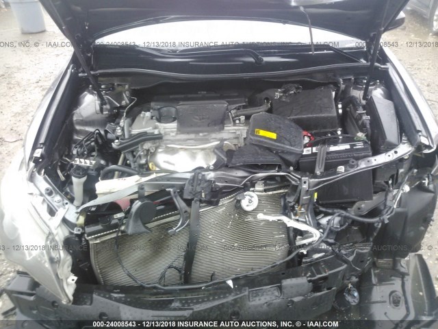 4T1BF1FK3EU379657 - 2014 TOYOTA CAMRY L/SE/LE/XLE 银色 照片 10