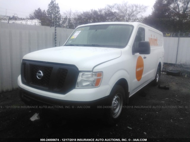 1N6BF0KY4EN107084 - 2014 NISSAN NV 1500/2500 WHITE photo 2