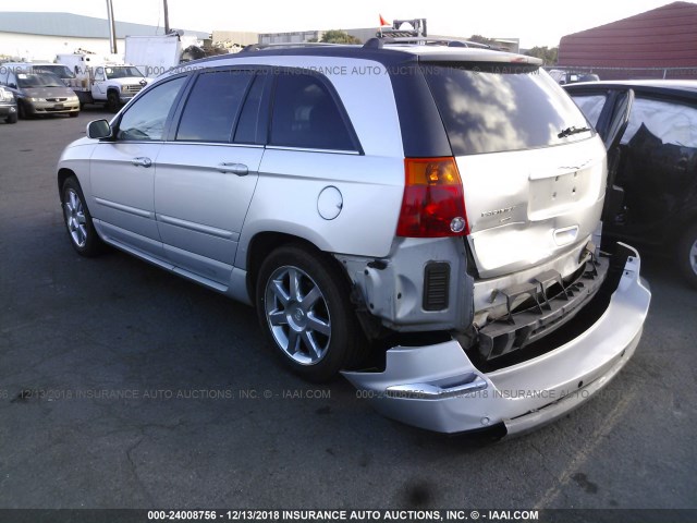 2C8GF78405R301019 - 2005 CHRYSLER PACIFICA LIMITED SILVER photo 3