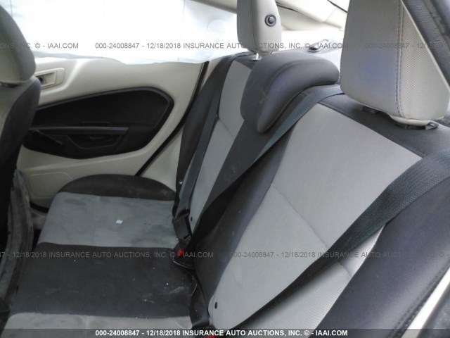 3FADP4AJ5DM159052 - 2013 FORD FIESTA S SILVER photo 8