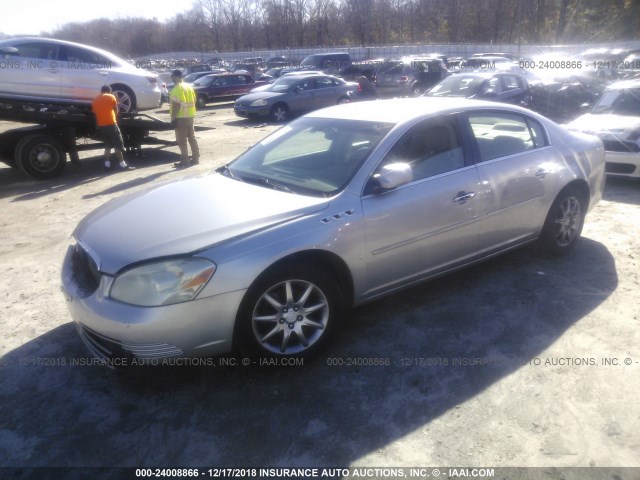 1G4HD57247U236127 - 2007 BUICK LUCERNE CXL SILVER photo 2