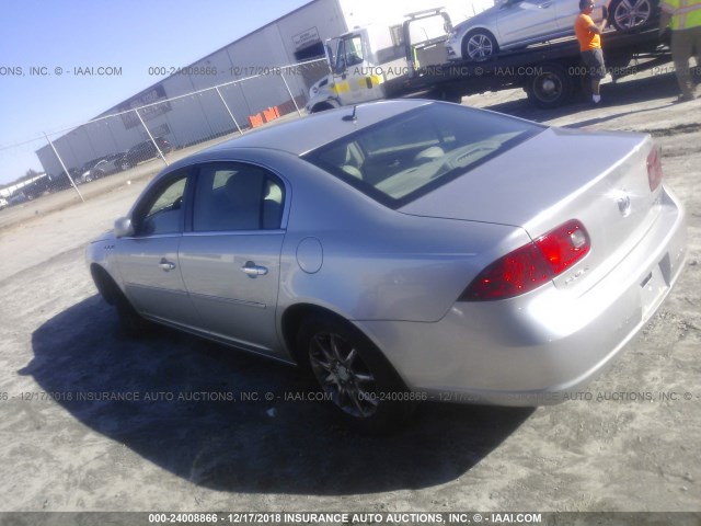 1G4HD57247U236127 - 2007 BUICK LUCERNE CXL SILVER photo 3