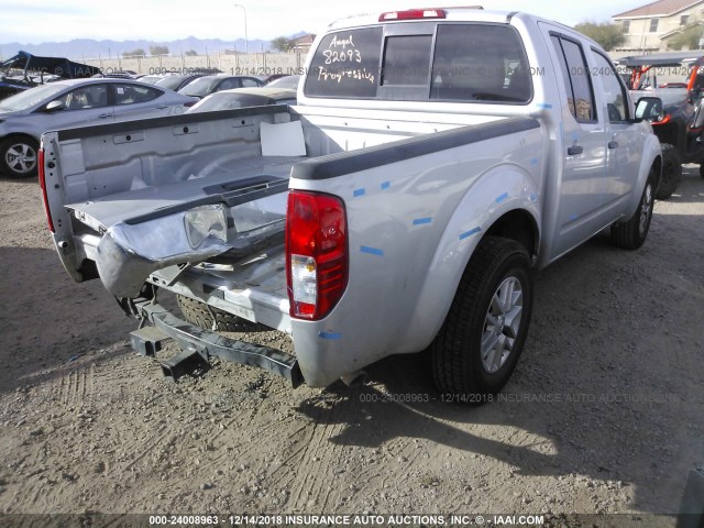 1N6AD0ER3GN737400 - 2016 NISSAN FRONTIER S/SV/SL/PRO-4X SILVER photo 4