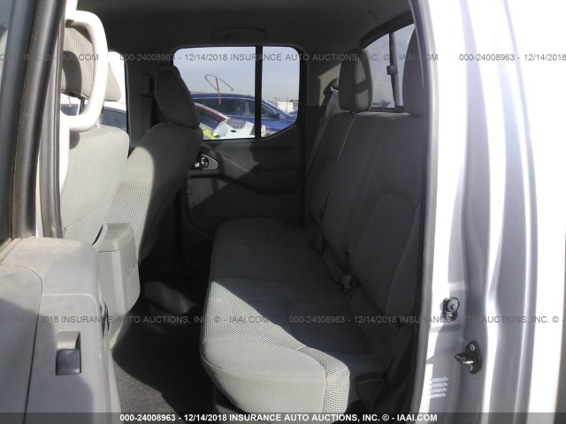 1N6AD0ER3GN737400 - 2016 NISSAN FRONTIER S/SV/SL/PRO-4X SILVER photo 8