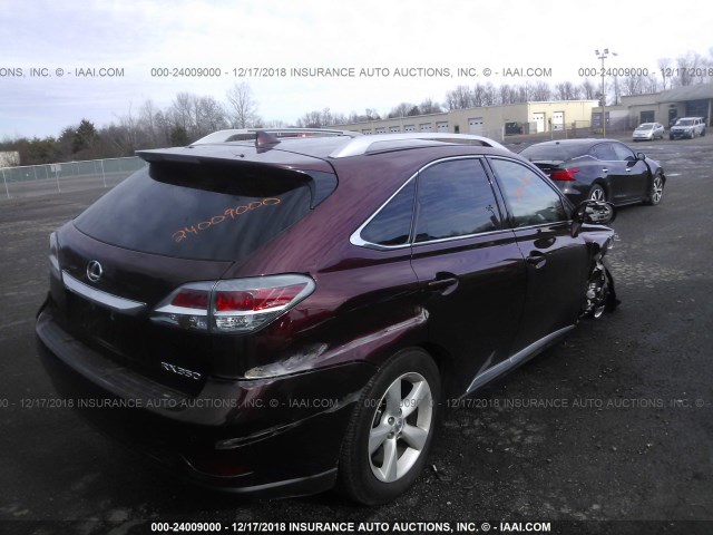 2T2BK1BA6FC300344 - 2015 LEXUS RX 350/BASE/F SPORT Champagne photo 4