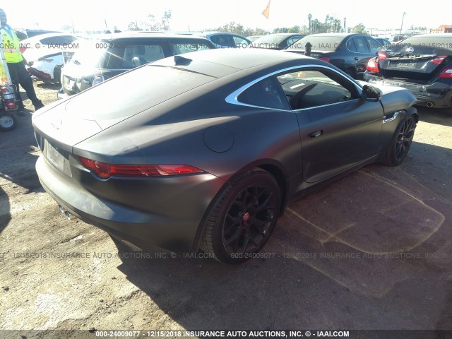 SAJWA6AT1F8K19080 - 2015 JAGUAR F-TYPE GRAY photo 4