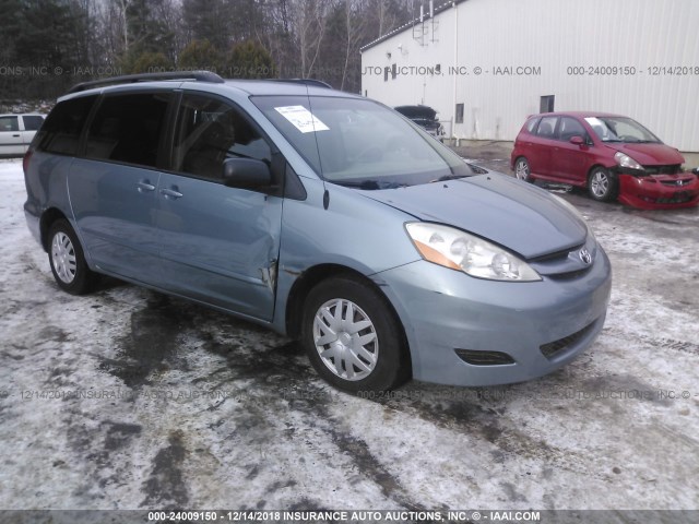 5TDZK23C68S115956 - 2008 TOYOTA SIENNA CE/LE BLUE photo 1