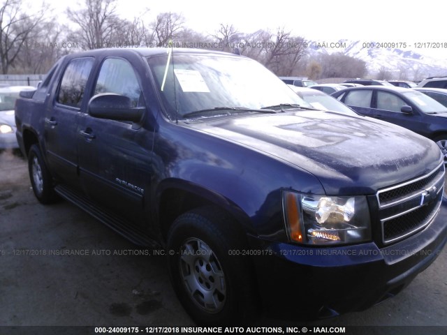 3GNVKFE06AG233137 - 2010 CHEVROLET AVALANCHE LT Dark Blue photo 1