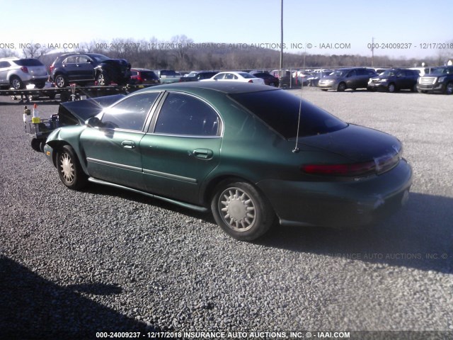 1MEFM50U2XA654810 - 1999 MERCURY SABLE GS GREEN photo 3