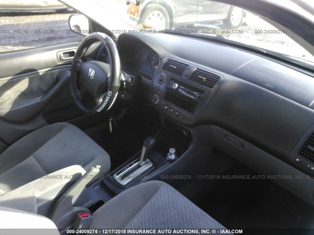 2HGES16305H598201 - 2005 HONDA CIVIC DX VP SILVER photo 5