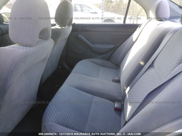 2HGES16305H598201 - 2005 HONDA CIVIC DX VP SILVER photo 8