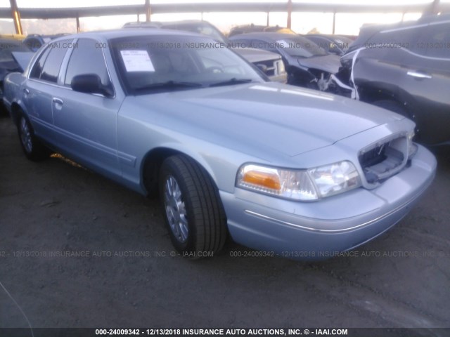 2FAFP74W94X149792 - 2004 FORD CROWN VICTORIA LX Light Blue photo 1