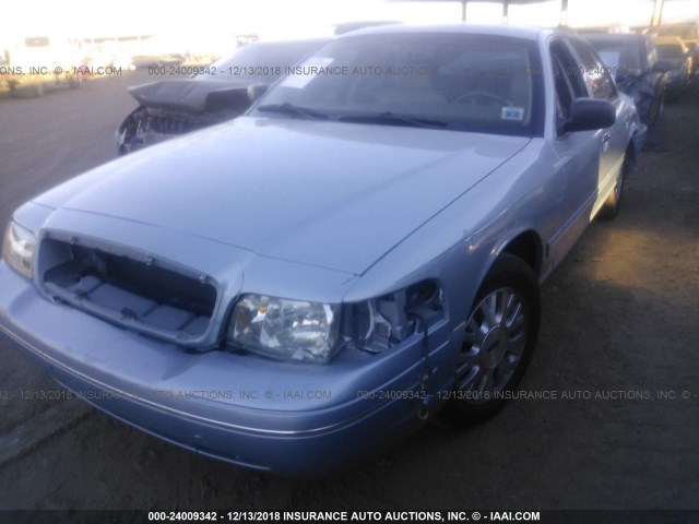 2FAFP74W94X149792 - 2004 FORD CROWN VICTORIA LX Light Blue photo 2