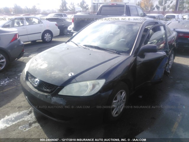 1HGEM22165L066247 - 2005 HONDA CIVIC DX VP Qara foto 2