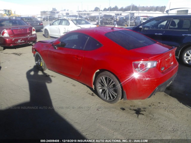 JF1ZNAA14D2710038 - 2013 TOYOTA SCION FR-S RED photo 3