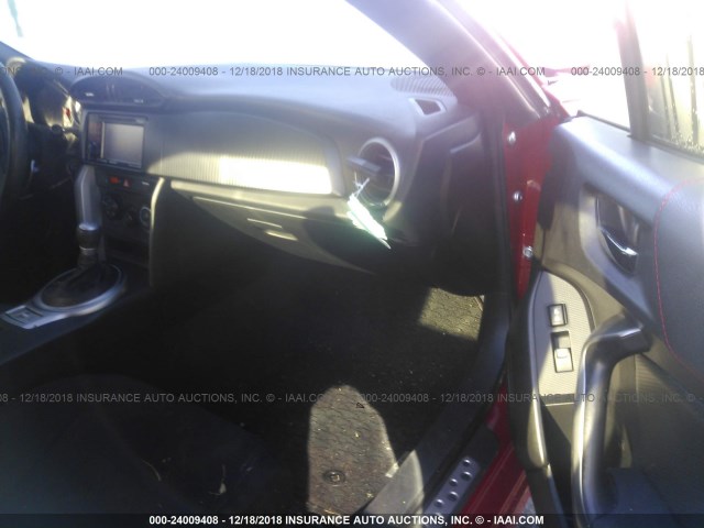 JF1ZNAA14D2710038 - 2013 TOYOTA SCION FR-S RED photo 5