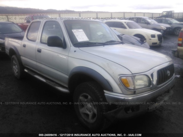 5TEHN72N72Z018567 - 2002 TOYOTA TACOMA DOUBLE CAB 灰色 照片 1