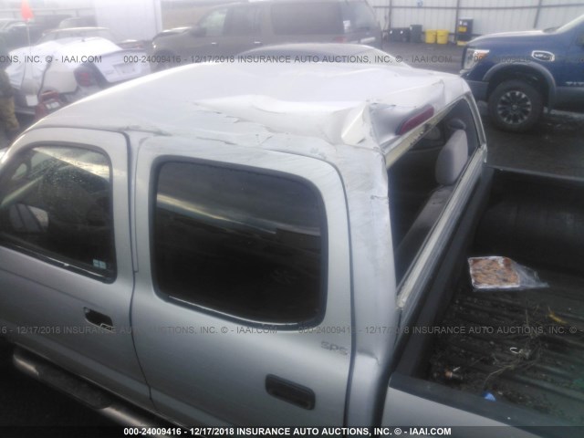 5TEHN72N72Z018567 - 2002 TOYOTA TACOMA DOUBLE CAB 灰色 照片 6