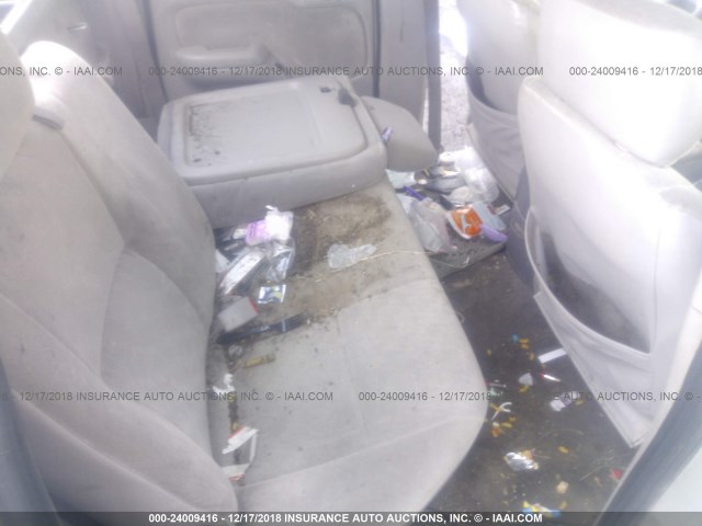 5TEHN72N72Z018567 - 2002 TOYOTA TACOMA DOUBLE CAB 灰色 照片 8
