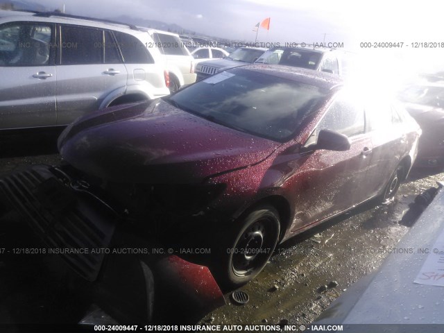 4T1BF1FK8GU521794 - 2016 TOYOTA CAMRY LE/XLE/SE/XSE RED photo 2