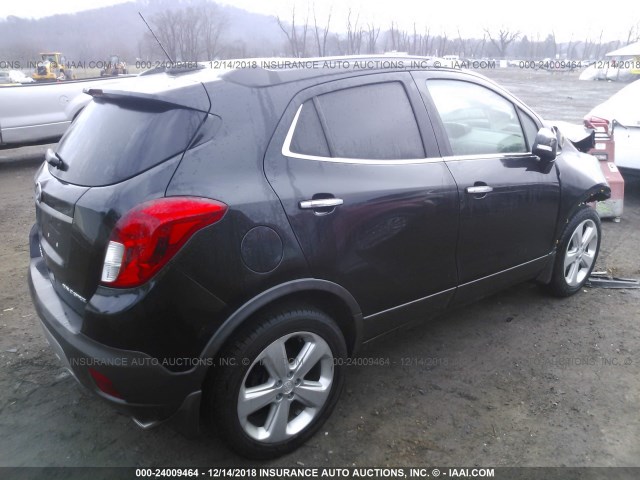 KL4CJASB3FB220254 - 2015 BUICK ENCORE BLACK photo 4