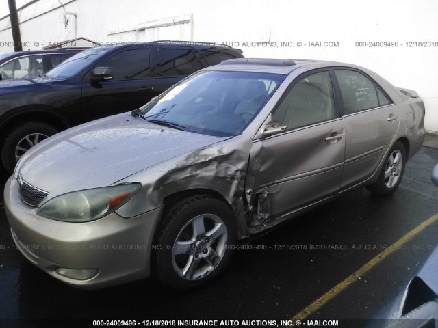 4T1BF30K13U061134 - 2003 TOYOTA CAMRY LE/XLE/SE GOLD photo 2