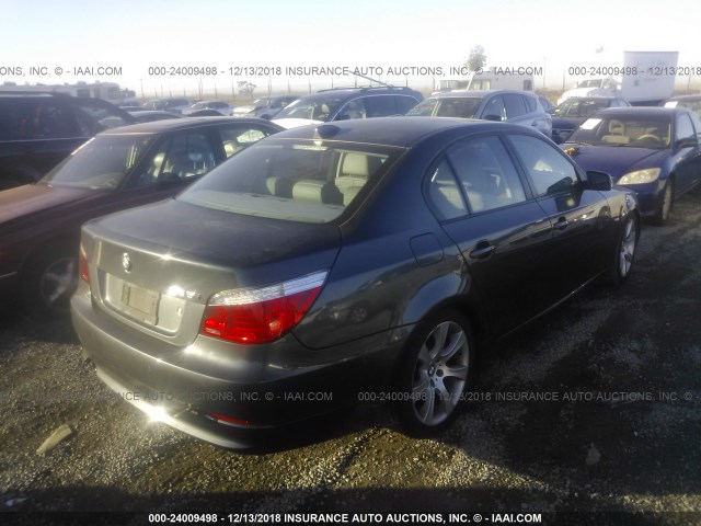 WBANW13578CZ75300 - 2008 BMW 535 I GRAY photo 4