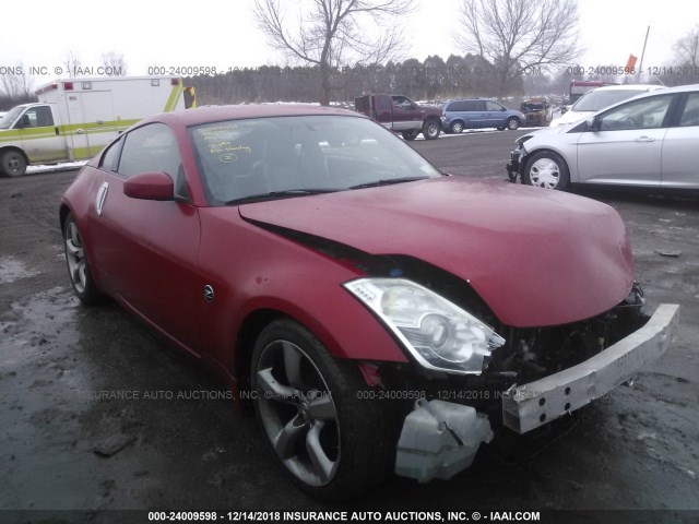 JN1BZ34D67M503194 - 2007 NISSAN 350Z COUPE RED photo 1