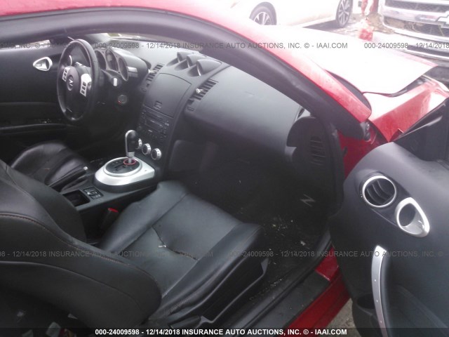 JN1BZ34D67M503194 - 2007 NISSAN 350Z COUPE RED photo 5