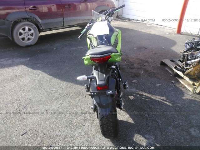 JKAEXEE17EDA17407 - 2014 KAWASAKI EX650 E GREEN photo 6