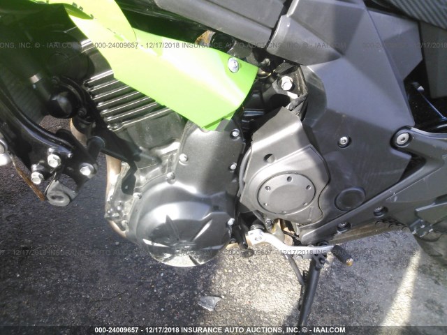 JKAEXEE17EDA17407 - 2014 KAWASAKI EX650 E GREEN photo 9
