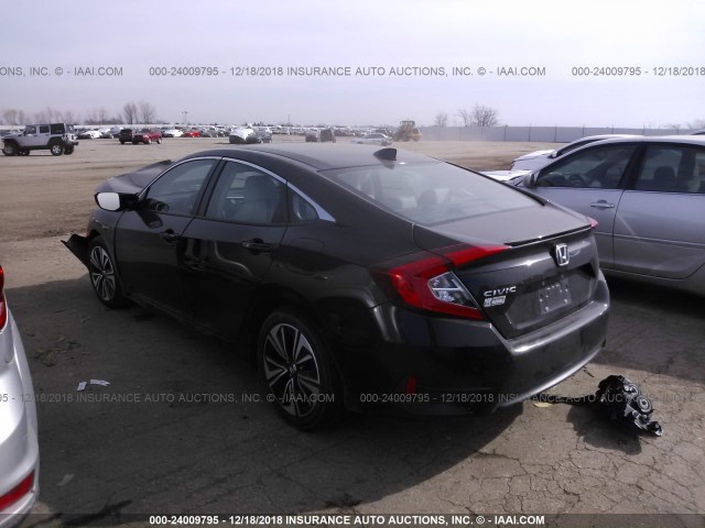 19XFC1F72GE203467 - 2016 HONDA CIVIC EXL BLACK photo 3