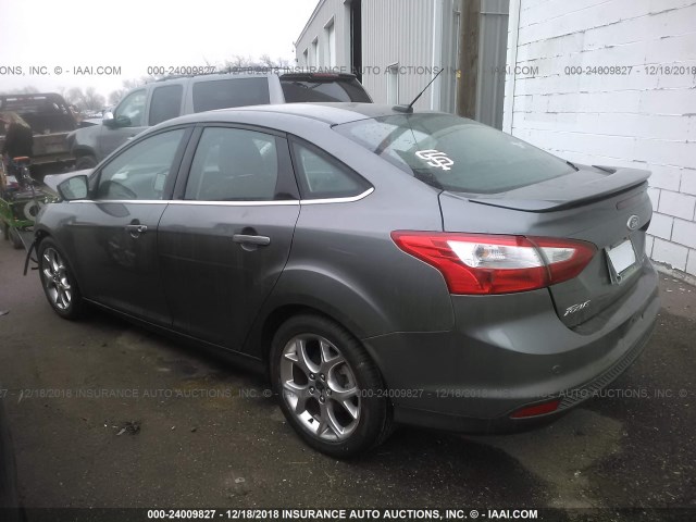 1FADP3J24DL177935 - 2013 FORD FOCUS TITANIUM GRAY photo 3