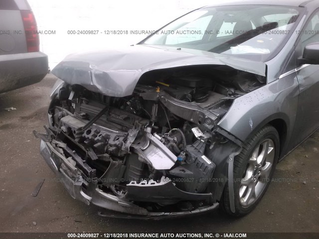 1FADP3J24DL177935 - 2013 FORD FOCUS TITANIUM GRAY photo 6