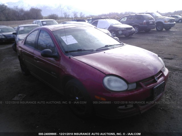 1B3AS76F62D568463 - 2002 DODGE NEON R/T RED photo 1