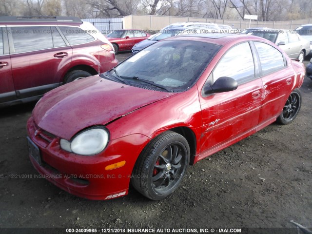 1B3AS76F62D568463 - 2002 DODGE NEON R/T RED photo 2