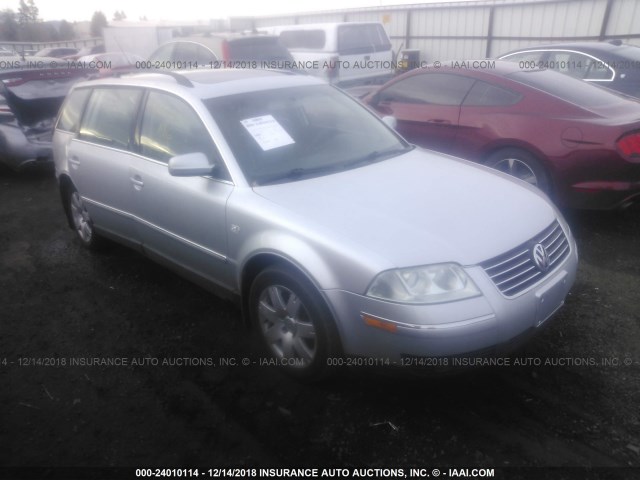 WVWWH63B34E063282 - 2004 VOLKSWAGEN PASSAT GLX SILVER photo 1