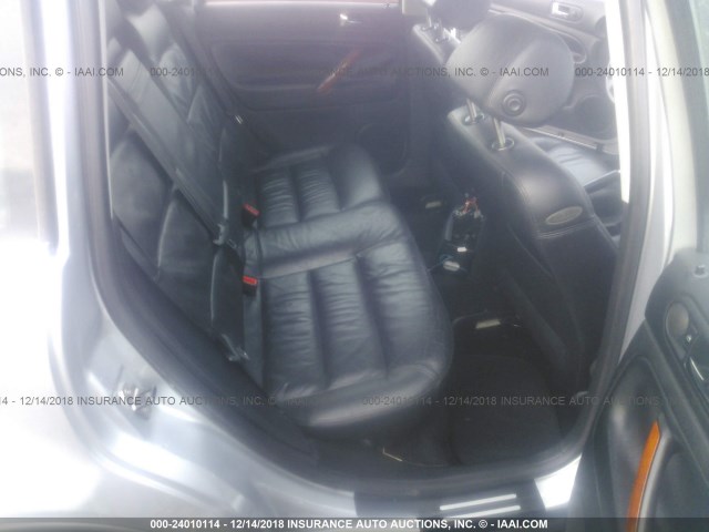 WVWWH63B34E063282 - 2004 VOLKSWAGEN PASSAT GLX SILVER photo 8