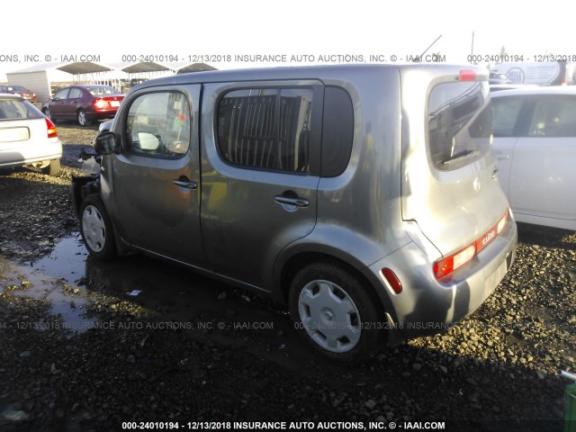 JN8AZ2KRXCT255165 - 2012 NISSAN CUBE S/SL/KROM SILVER photo 3