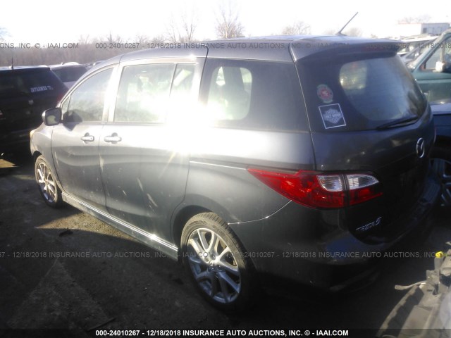 JM1CW2CL9C0139660 - 2012 MAZDA 5 GRAY photo 3