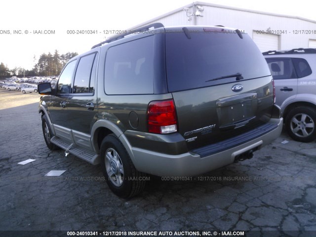 1FMPU17596LA08630 - 2006 FORD EXPEDITION EDDIE BAUER BLACK photo 3