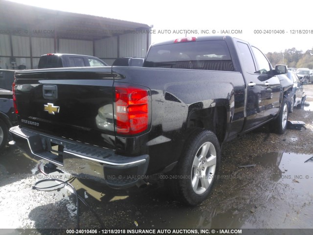 1GCRCPEC2FZ444849 - 2015 CHEVROLET SILVERADO C1500 BLACK photo 4